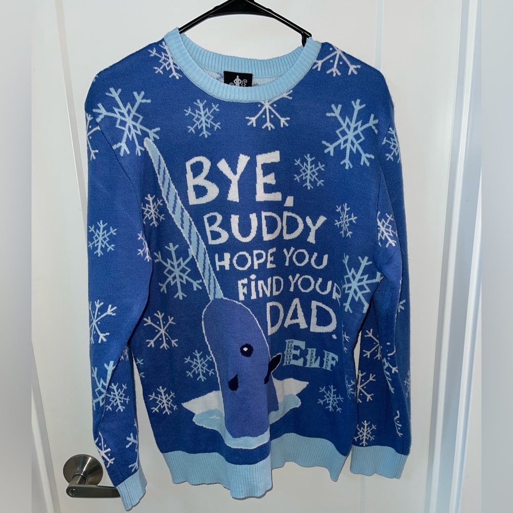 ELF Mr. Narwhal Christmas Sweater
